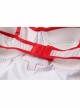 Low-Cut Lace Hem See-Through Halter Back With Chest Pads Dress Nurse Outfit Cosplay Professional Outfit Uniform Sexy Lingerie Set