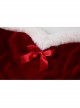 Christmas Style Bow Plush Tube Top Slim Cute Bunny Girl Bendable Rabbit Ears Cosplay Sexy Lingerie Set