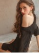 Deep V Chiffon See-through Temptation Shirt OL Style Professional Uniform Sexy Lingerie Set