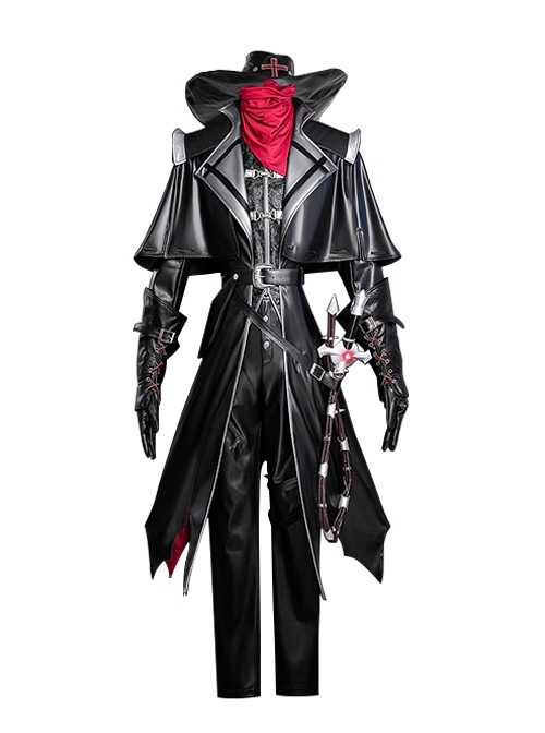 Identity V Cowboy Kevin Alonso Misfit Reverse Blade Whip Halloween Cosplay Costume Set