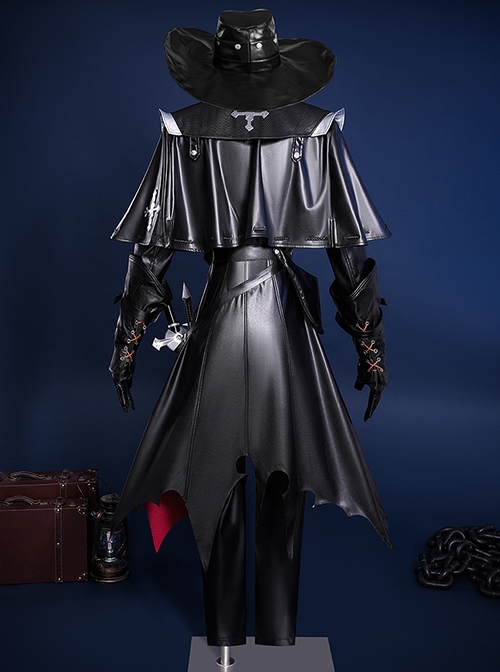 Identity V Cowboy Kevin Alonso Misfit Reverse Blade Whip Halloween Cosplay Costume Set
