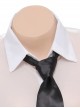 White See-Through Shirt Black Slit Hip Skirt Secretary-Style Office Cosplay Plus Size Sexy Lingerie Set