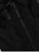 Sexy Slim Fit Black Woven Fabric Lace Front And Embroidery Gothic Style Sleeveless Dress
