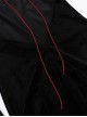 Black Elegant Velvet Chest Embroidery Raw Edge V-Neck Back Sexy Hollow Design Gothic Style Long Sleeve Slim Dress