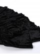 Black Sexy Velvet Embossed Chest With Exquisite Gems And Red Jacquard Fabric Decoration Gothic Style Suspender Slim Dress