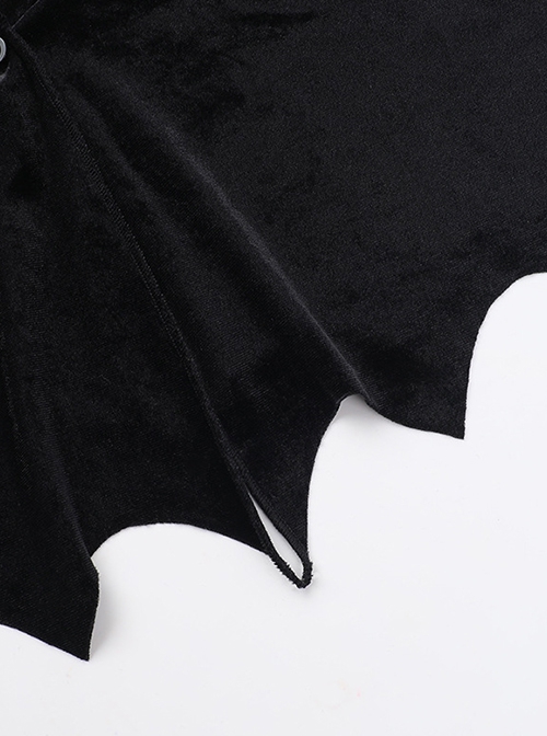 Halloween Personality Black Versatile Devil Punk Style Ladies Cape