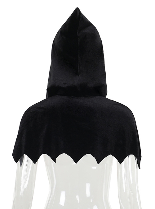 Halloween Personality Black Versatile Devil Punk Style Ladies Cape