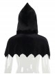 Halloween Personality Black Versatile Devil Punk Style Ladies Cape