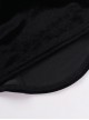 Black Sexy All Match Beaded Suspenders With Lace Trim Punk Style Sleeveless Top