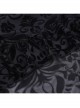 Black Sexy Slightly Transparent Jacquard Fabric With Irregular Hem Gothic Style Skirt