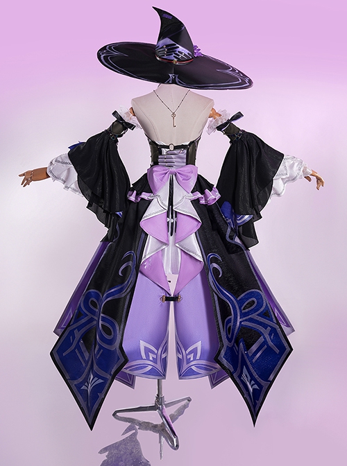 Game Honkai  Star Rail Herta Halloween Cosplay Costume Full Set
