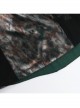 Elegant Green Patchwork Woven Front With Jacquard Fabric Decoration Gothic Style Suspender Sleeveless Dress