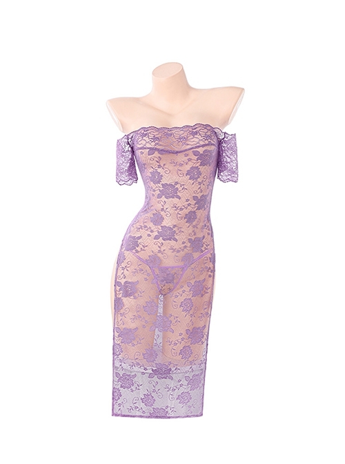 open lace back dress Cindy Tulle Corset Midaxi Dress in Dusty Rose