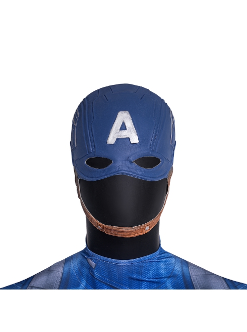 Captain America The First Avenger Captain America Bodysuit Halloween Cosplay Costume Set