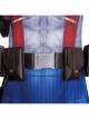 Captain America The First Avenger Captain America Bodysuit Halloween Cosplay Costume Set