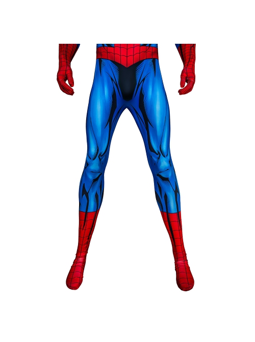 Anime Version Spider Man Spider Man Bodysuit Halloween Cosplay Costume Set
