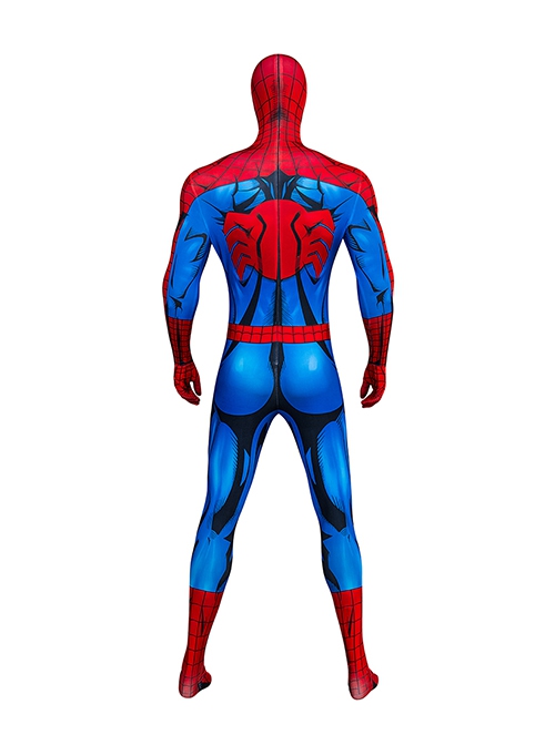 Anime Version Spider Man Spider Man Bodysuit Halloween Cosplay Costume Set