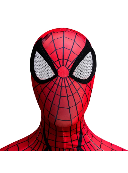 Anime Version Spider Man Spider Man Bodysuit Halloween Cosplay Costume Set