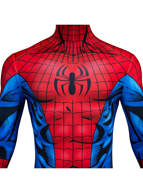 Anime Version Spider Man Spider Man Bodysuit Halloween Cosplay Costume Set