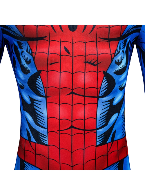 Anime Version Spider Man Spider Man Bodysuit Halloween Cosplay Costume Set