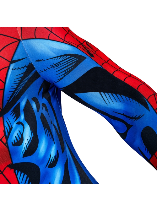 Anime Version Spider Man Spider Man Bodysuit Halloween Cosplay Costume Set