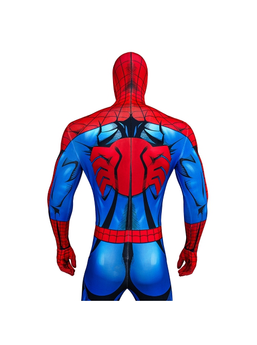 Anime Version Spider Man Spider Man Bodysuit Halloween Cosplay Costume Set