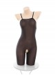 Dark Night Nun Hunting Love Halloween White Shoulder Top Covering Fabric Strips Black Backless Open Crotch Bodysuit Sexy Lingerie Set