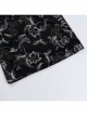 Retro Sexy Slit New Chinese Style Black Bronzing Print Gothic Style Velvet Modified Cheongsam Dress