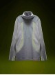 High Elastic Slim Fit Color Matching Autumn Winter Cyberpunk High Collar Long Sleeves Bottoming Shirt