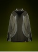 High Elastic Slim Fit Color Matching Autumn Winter Cyberpunk High Collar Long Sleeves Bottoming Shirt