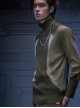 High Elastic Slim Fit Color Matching Autumn Winter Cyberpunk High Collar Long Sleeves Bottoming Shirt
