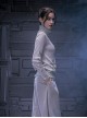High Elastic Slim Fit Color Matching Autumn Winter Cyberpunk High Collar Long Sleeves Bottoming Shirt