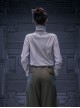 High Elastic Slim Fit Color Matching Autumn Winter Cyberpunk High Collar Long Sleeves Bottoming Shirt