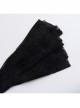 Sexy Slightly Transparent Black High Collar Spider Web Mesh Gothic Style Flared Long Sleeves Shawl