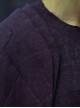 Dust Purple Cotton Old Texture Cyberpunk Street Loose Washed Double Shoulder Armor Short Sleeves T-shirt