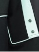 Deep Space Black Front Abdomen Zipper Pocket Street Loose Sports Style Jersey Cyberpunk Short Sleeves T-shirt