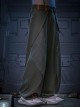 New Chinese Style High Street Loose Three-Dimensional Cut Casual Commuting Cyberpunk Mid-High Waist Trousers