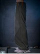 New Chinese Style High Street Loose Three-Dimensional Cut Casual Commuting Cyberpunk Mid-High Waist Trousers