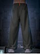 New Chinese Style High Street Loose Three-Dimensional Cut Casual Commuting Cyberpunk Mid-High Waist Trousers
