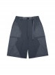 Raven Series Shadow Blue Summer Functional Style Splicing Mesh Fabric Loose Street Cyberpunk Suit Short Pants