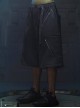 Raven Series Shadow Blue Summer Functional Style Splicing Mesh Fabric Loose Street Cyberpunk Suit Short Pants