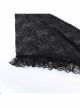 Sexy Retro Black Dark Witch Style Exquisite Lace Gothic Style Long Trumpet Sleeves Shawl