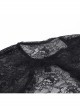 Sexy Retro Black Dark Witch Style Exquisite Lace Gothic Style Long Trumpet Sleeves Shawl