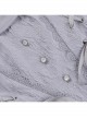 Sexy Elegant Silver Lace Splicing Exquisite Jacquard Dark Pattern Gothic Style Slim Camisole Vest