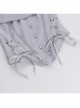 Sexy Elegant Silver Lace Splicing Exquisite Jacquard Dark Pattern Gothic Style Slim Camisole Vest