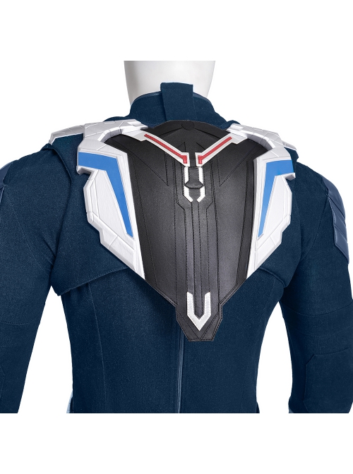 Movie Captain America Brave New World Falcon Captain America Version Battle Halloween Cosplay Costume Set Without Shoes