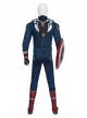 Movie Captain America Brave New World Falcon Captain America Version Battle Halloween Cosplay Costume Set Without Shoes