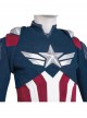 Movie Captain America Brave New World Falcon Captain America Version Battle Halloween Cosplay Costume Set Without Shoes
