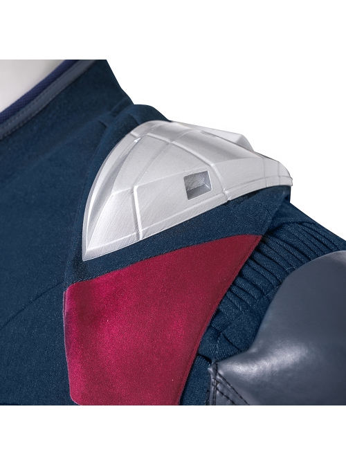 Movie Captain America Brave New World Falcon Captain America Version Battle Halloween Cosplay Costume Set Without Shoes