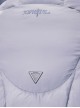Winter Collarless Thickening Warm Gray Fake Two-piece Removable Sleeves Cyberpunk Long Sleeves Zipper Padded Jacket